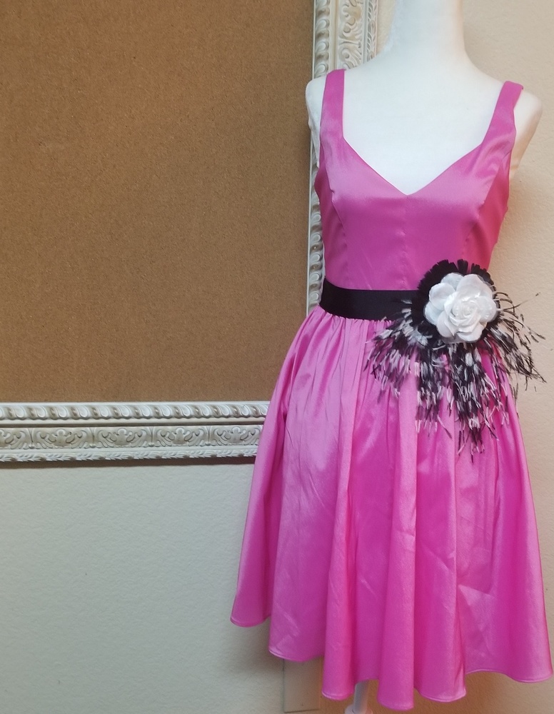 Fuchia Party  Dress Pink Retro Jodi Christopher